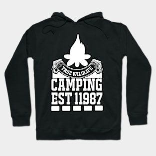 True Wildlife Camping Est 11987 T Shirt For Women Men Hoodie